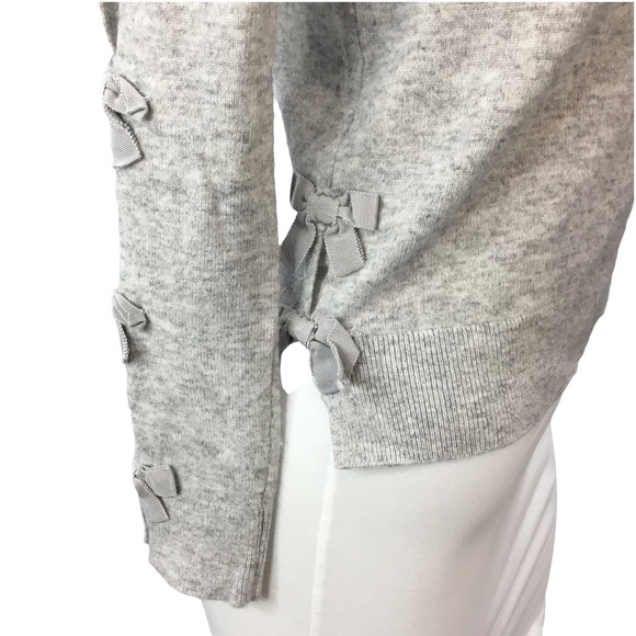 Ted Baker Sakarie Women's Bow Detail Knit Sweater Wool Cashmere Blend Size 0 - Picture 5 of 13